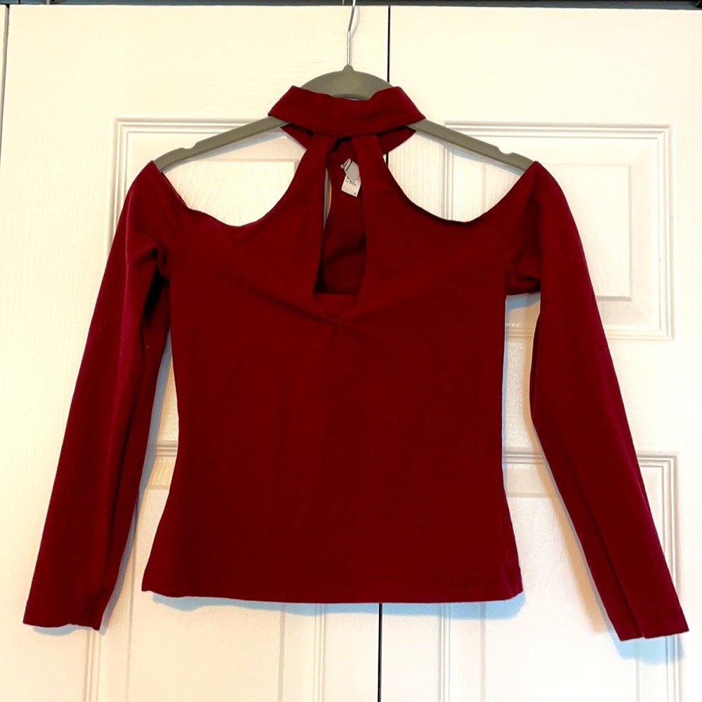 American apparel long sleeve, crop top